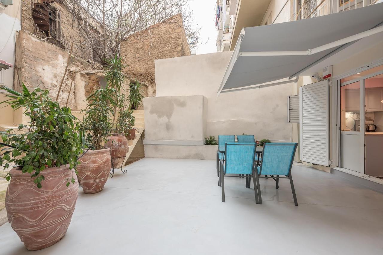 Ferienwohnung The Courtyard Oasis Athen Exterior foto