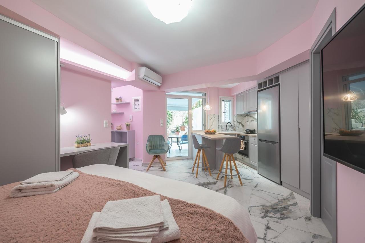 Ferienwohnung The Courtyard Oasis Athen Exterior foto