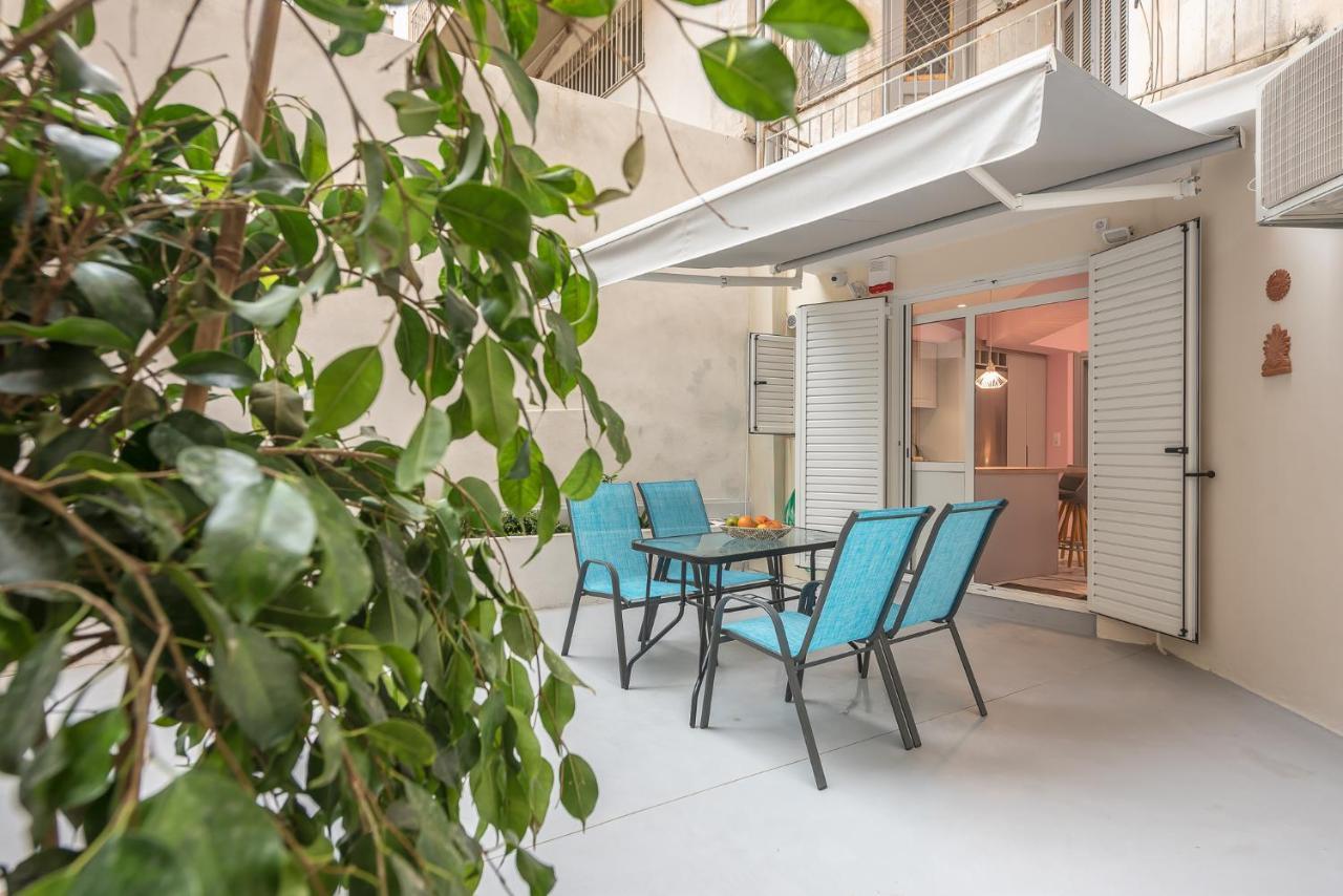 Ferienwohnung The Courtyard Oasis Athen Exterior foto